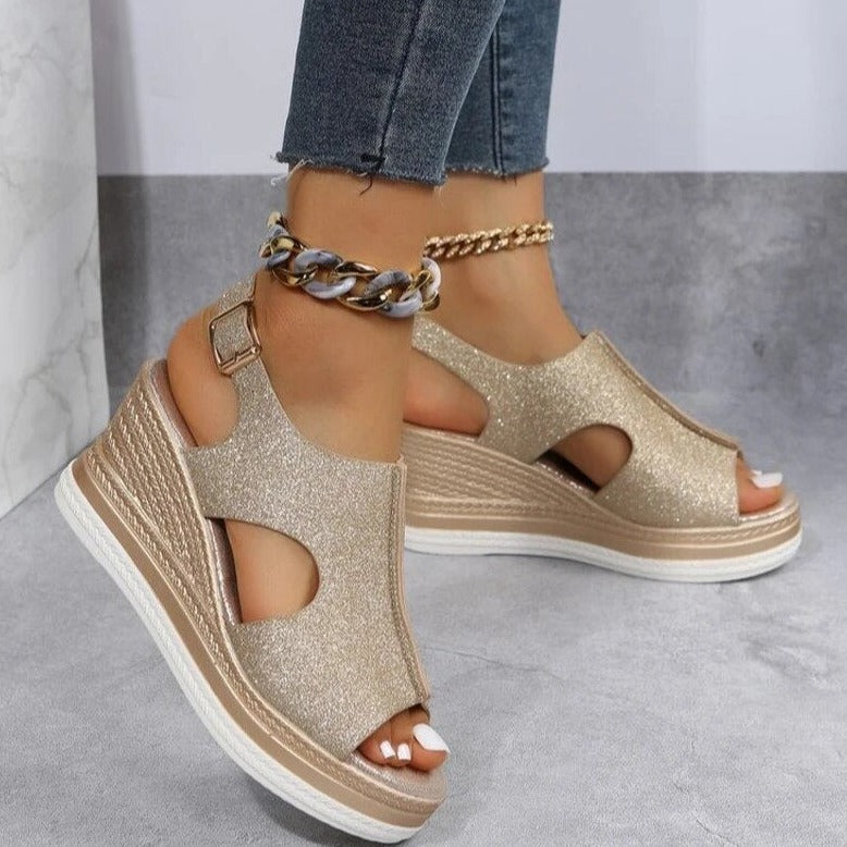 Orthopedic Sandals : Orthopedische Sandalen Dames - Comfortabele Sandalen voor Optimale Ondersteuning - Zilver in van Pantino