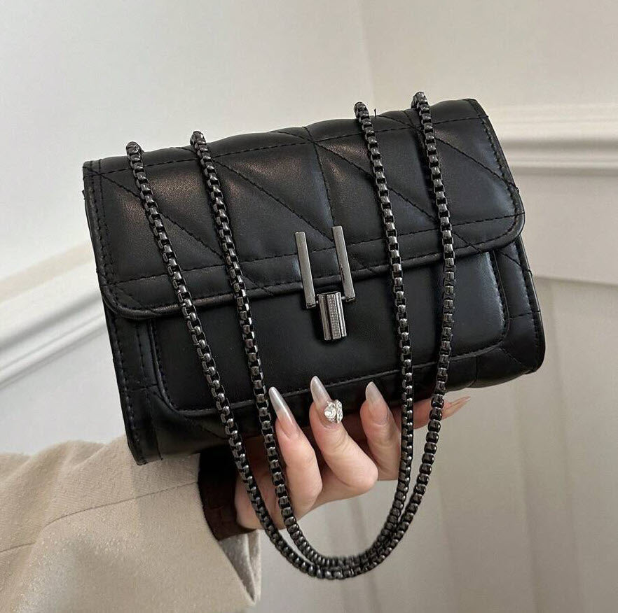 bags : Deborah Handbag Leer Zwart in van Pantino