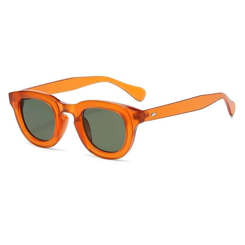 Zonnebrillen : Ovale Zonnebril Dames Dikke Montuur - Retro Stijl - UV400 in ORRI van Pantino