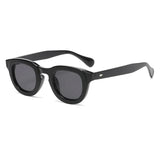 Oval Sunglasses for Women Thick Frame - Retro Style - UV400