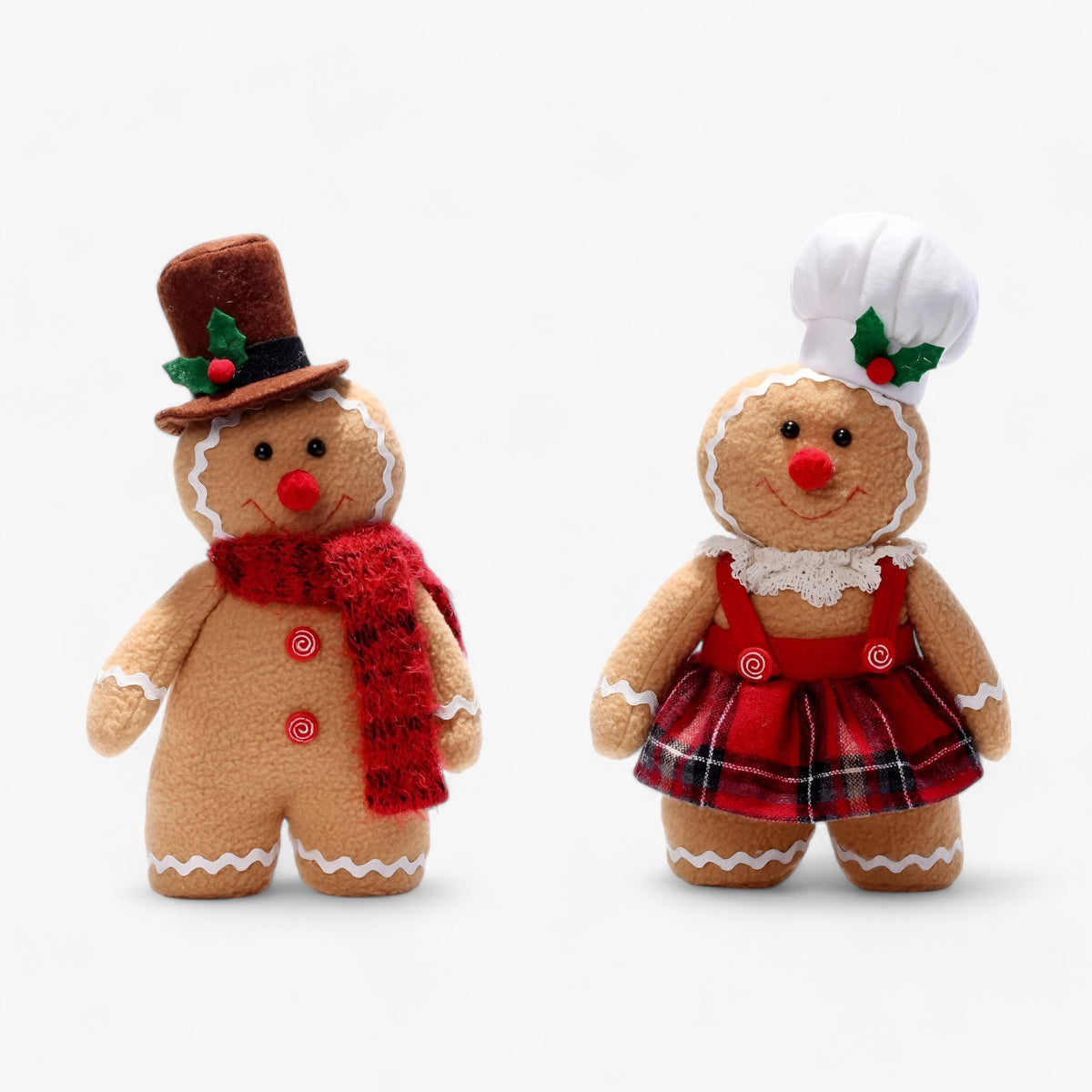 home & garden : Noël - Peperkoek Dwergpop Ornament in 2PCS 30X17X5 van Pantino