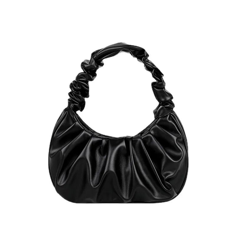 bags : Handtas Wit - Elegante Geplooide in van Pantino