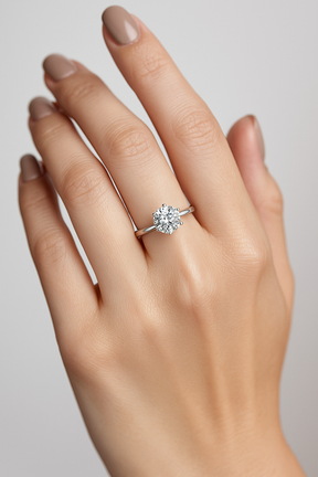 Ring : Ring Dames Zilver - Diamanten Belofte in van Pantino