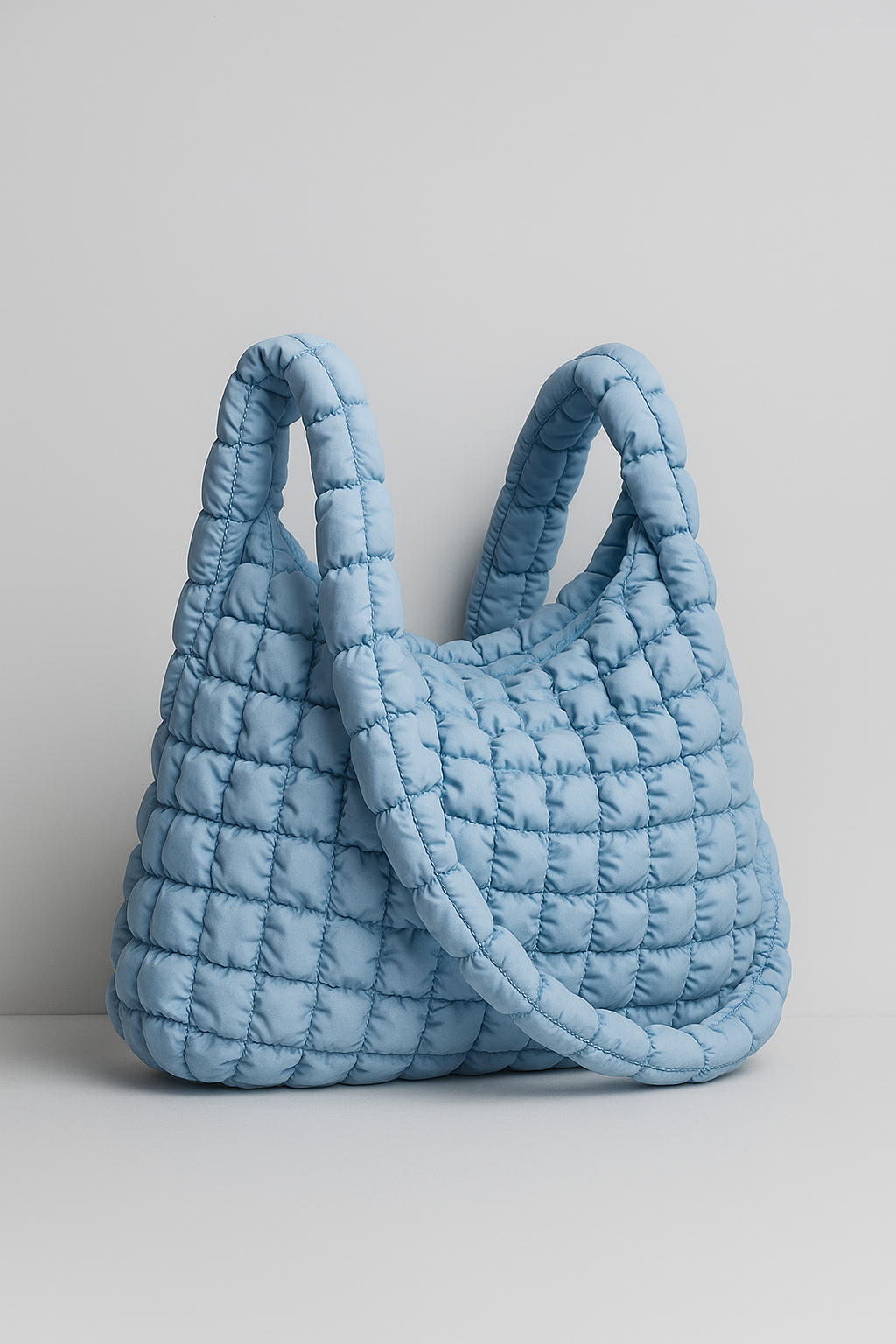 bags : Crossbody Tas Blauw - Stijlvolle Gewatteerde in van Pantino
