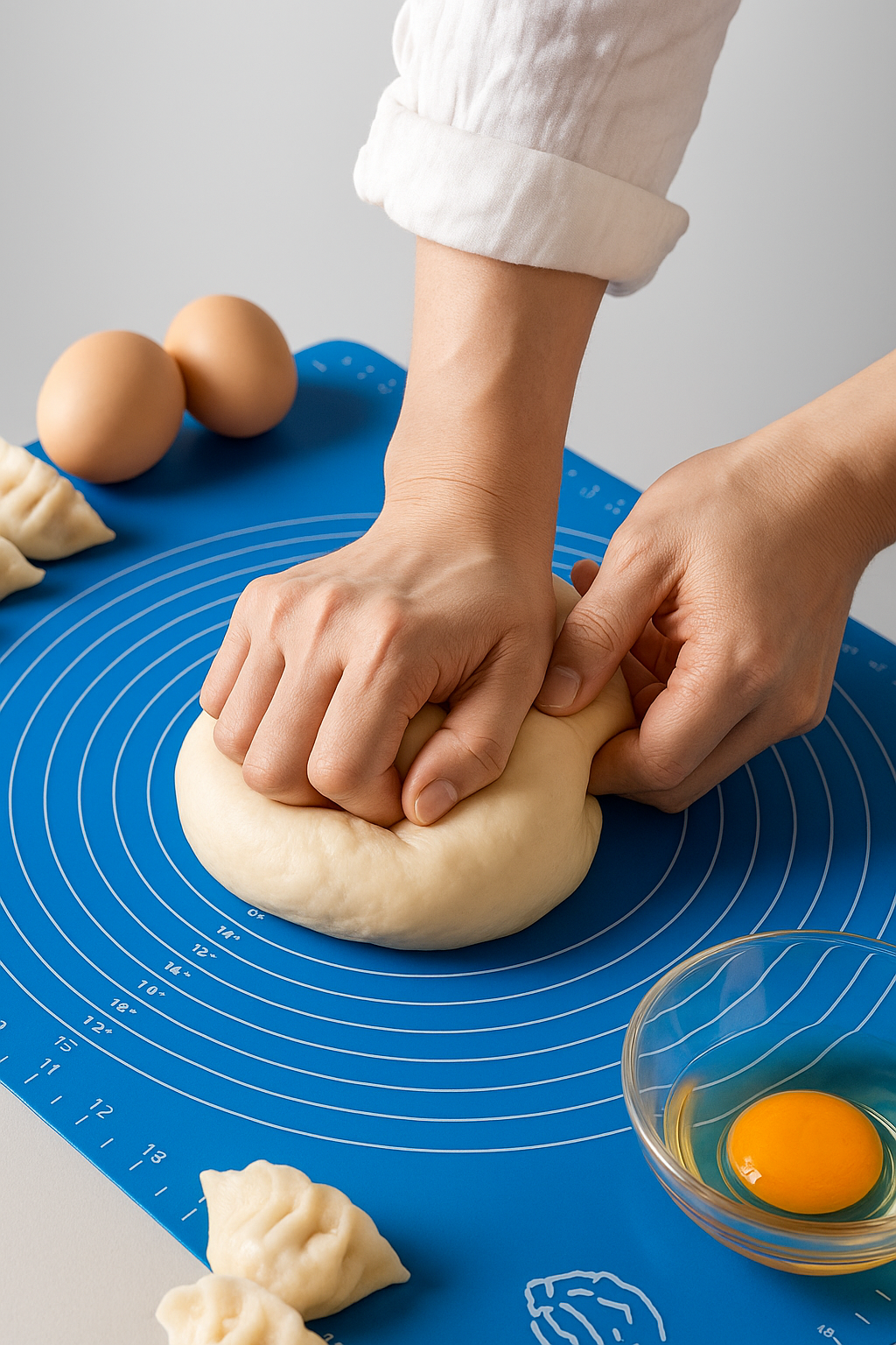 home & garden : BakingMat - Siliconen Bakmat - Rood in Blauw van Pantino