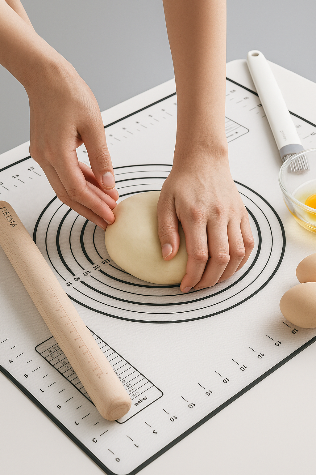home & garden : BakingMat - Siliconen Bakmat - Rood in Zwart van Pantino