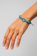 Armbånd Blå - Hypnotiserende Opal