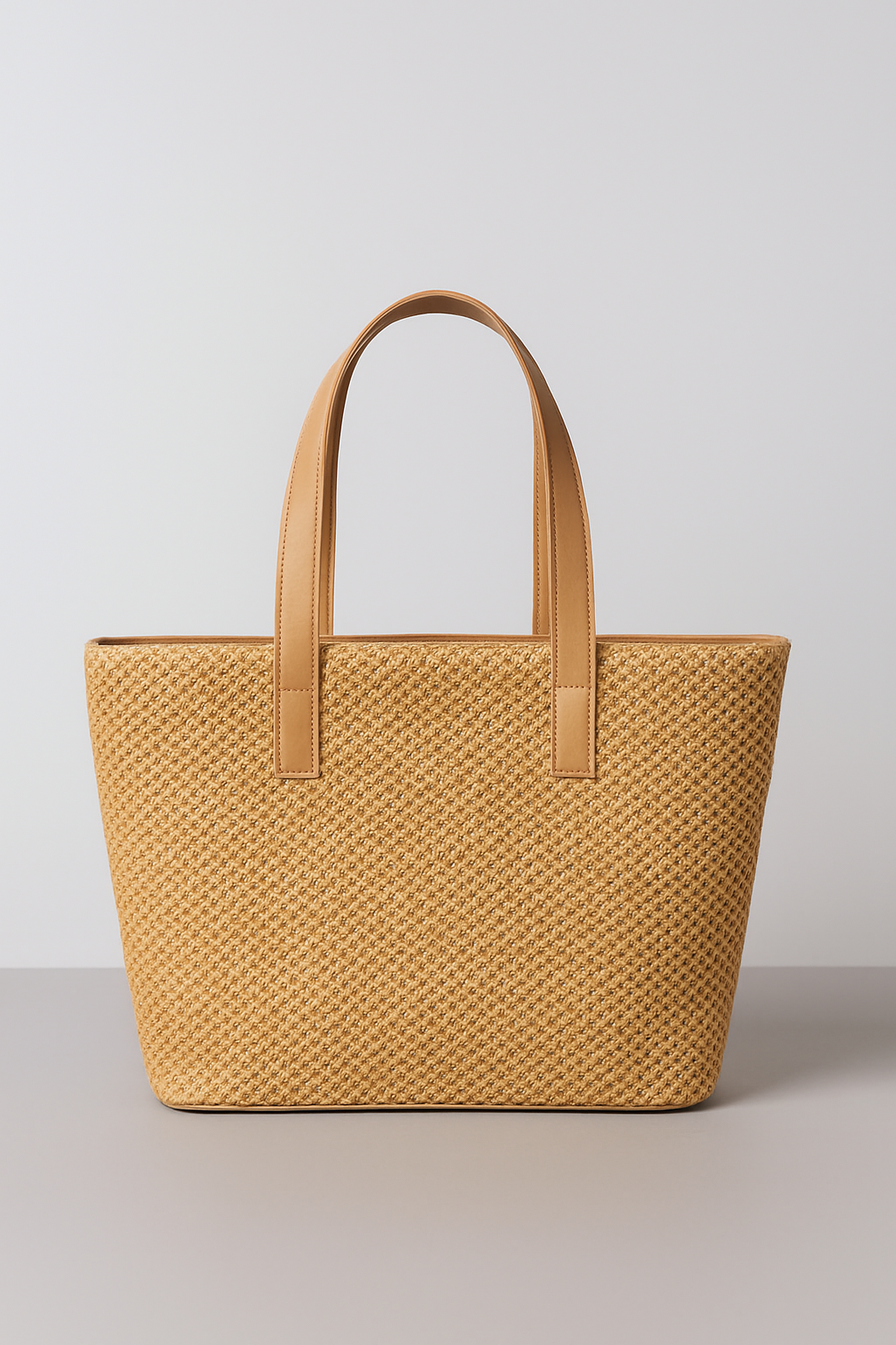 bags : Boheemse Draagtas van Geweven Stro voor Strand - Khaki in van Pantino