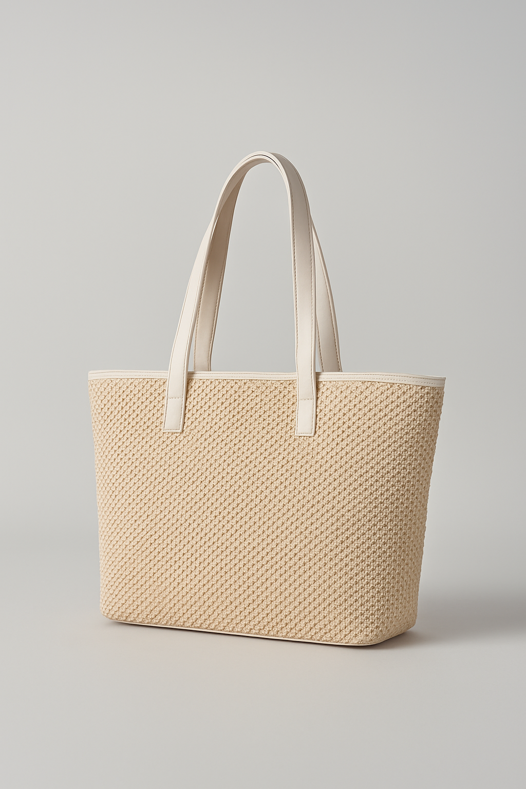 bags : Boheemse Draagtas van Geweven Stro voor Strand - Khaki in van Pantino