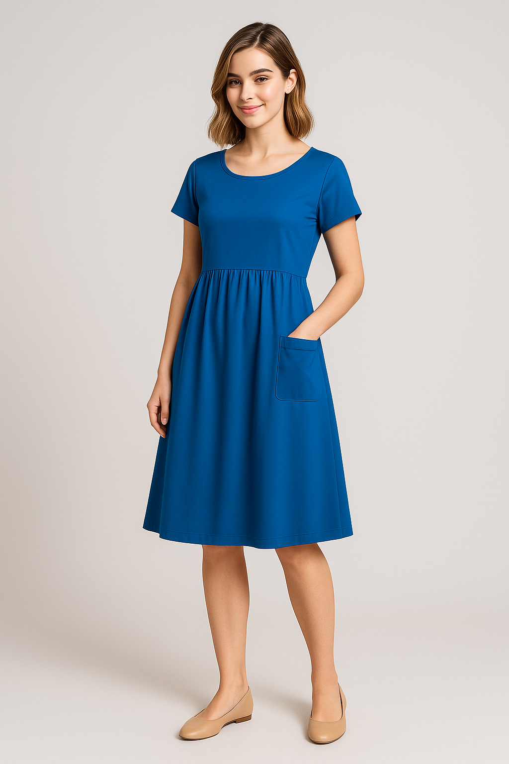 Dresses : Casual zomerjurk met zakken Dames in van Pantino