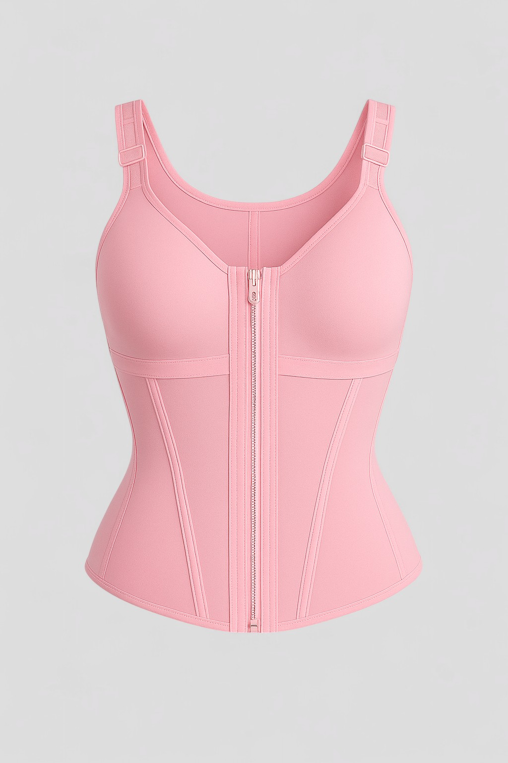 Shapewear : Corsetto Modellante Donna Snellente - Bustino Contenitivo Shaper Vita Alta Nero S-XL in Rosa van Pantino