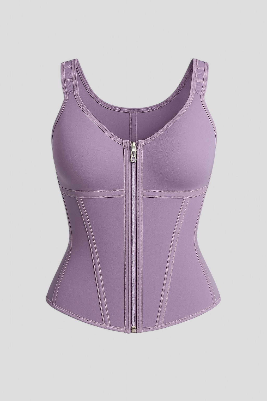 Shapewear : Corsetto Modellante Donna Snellente - Bustino Contenitivo Shaper Vita Alta Nero S-XL in Porpora van Pantino