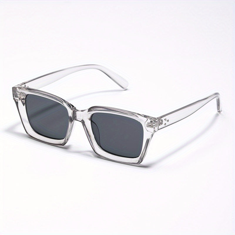Sunglasses : Heren Zonnebril met Lichtgrijs Vierkant Montuur – Stijlvol & UV400 Bescherming voor Elke Dag in Licht Gery van Pantino