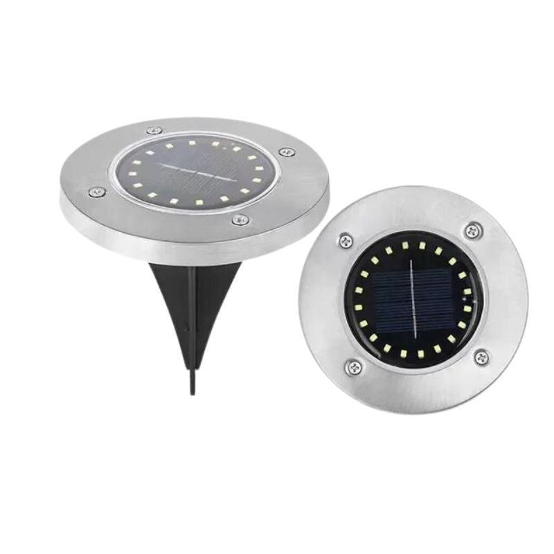 home & garden : Solar Tuinlampen Set - Automatische Zonne-Energie Verlichting - LED in 20 LED-Wit 210MAH 0.04w van Pantino