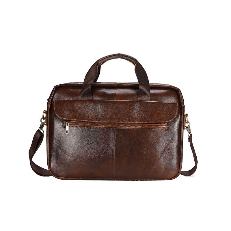 bags : Crossbody Tas Heren een Soort Bruin - Echt Lederen Herentas Toplaag Koeienhuid Lederen Schoudertas in S Type Bruin van Pantino