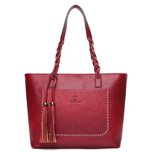 bags : Italiaans Leren Handtas Dames Bruin - Luxe Ambachtelijk Design - Echt Leer in Rood van Pantino