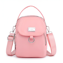 bags : Schoudertas Dames Zwart - ShoulderBag - Voor in Roze van Pantino