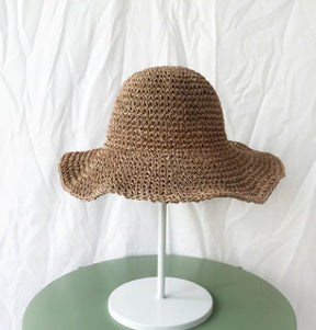 Hat : Hoed Khaki - Vakantie Cool Strand in Khaki van Pantino