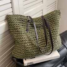 bags : Leren Handtas Beige Dames - Stijlvolle Schoudertas met Ritssluiting in Groen van Pantino