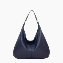 bags : Kaia Vegan Leren Hobo Tas - Wijnrood in Blauw van Pantino