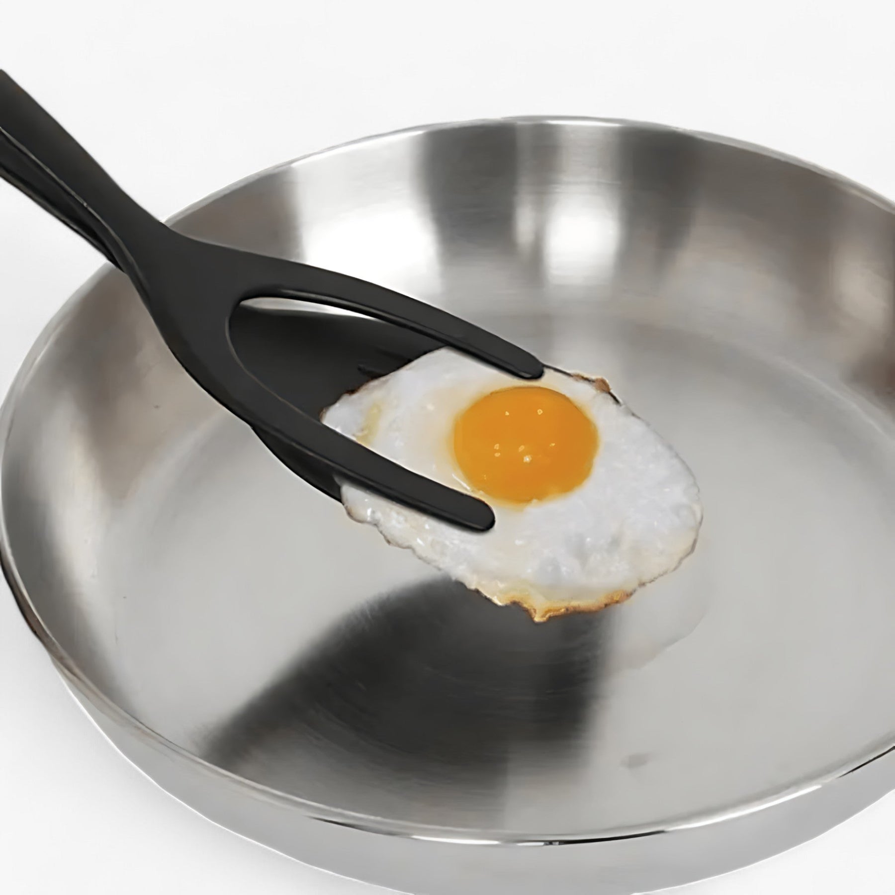 home & garden : Antiaanbak 2-in-1 Gereedschap - Perfect voor Eieren en Brood - Zwart in van Pantino