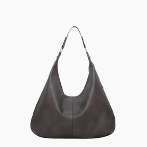 bags : Kaia Vegan Leren Hobo Tas - Wijnrood in Grijs van Pantino