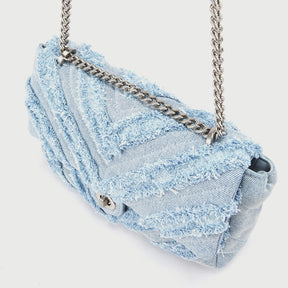 bags : Denim Kettingtas Dames - Canvas Casual Stijlvol - Denim in van Pantino