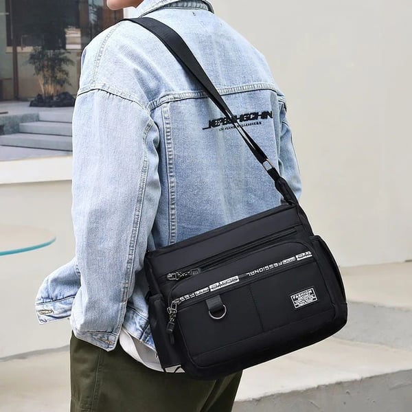 bags : Schoudertas Blauw - EasyCarry - Grote Capaciteit Crossbody in van Pantino