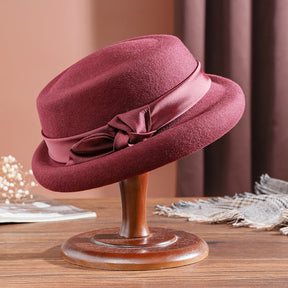 Bucket Hat : Hoed Paars - Franse Stijl Retro Emmer in van Pantino