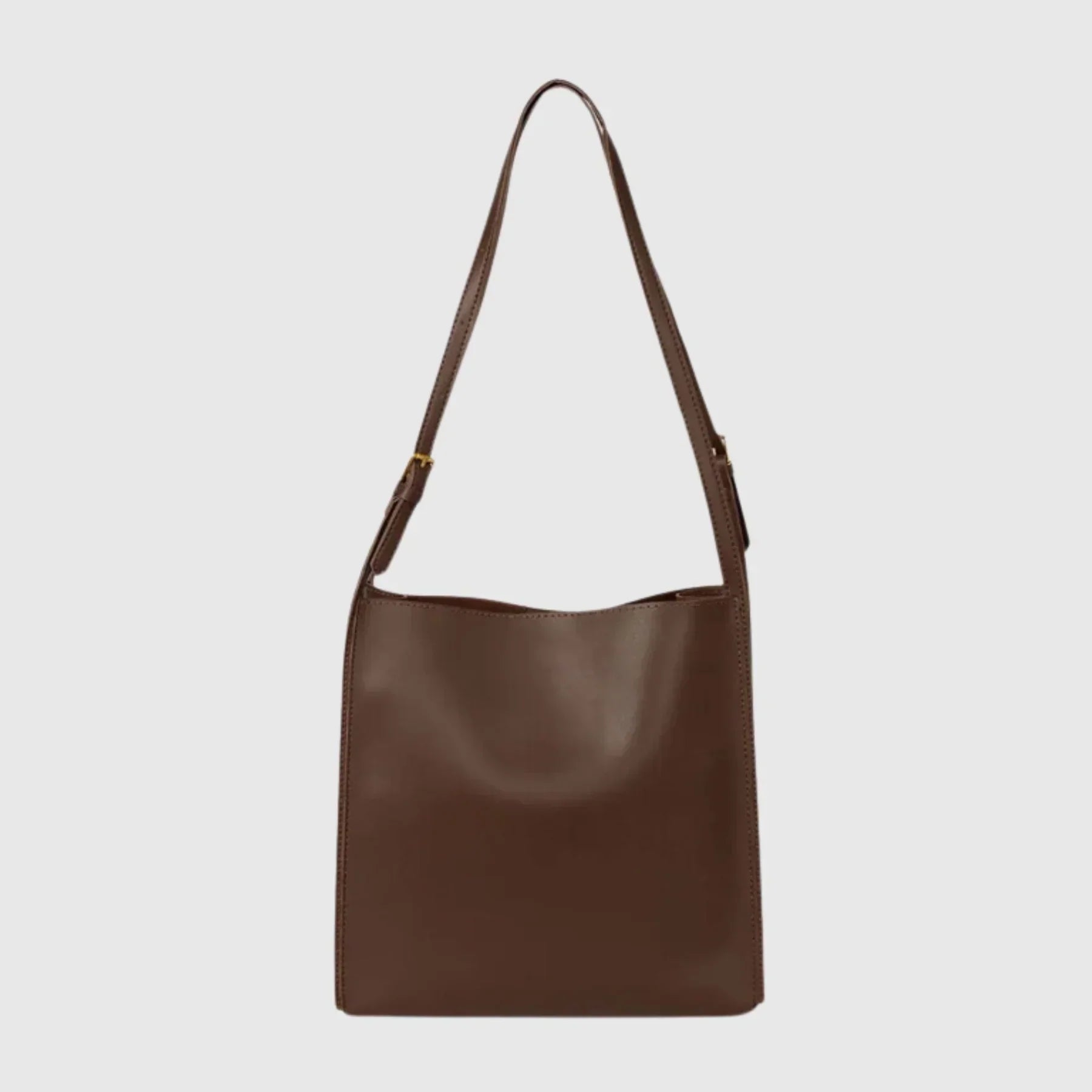 bags : Handtas Dames Zwart - RetroChic - Vintage Stijl in Bruin van Pantino