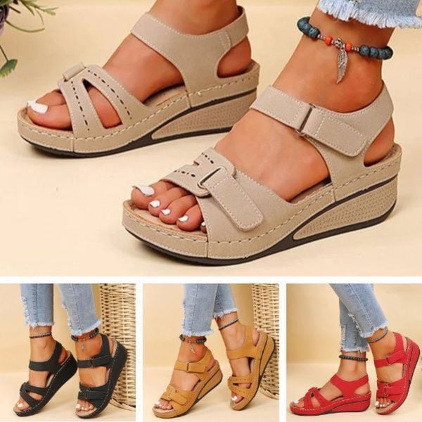 Sandals : Sandalen Dames Zwart - Comfortabele in van Pantino