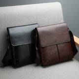 Crossbody-Tasche Herren Braun - Modischer lässiger Herrenschultertasche Casual