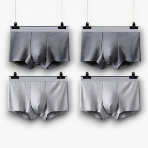Boxer Briefs : Ademende Boxershorts - Sexy en Comfortabel - 2 Zwart in 2 Grijs - 2 Donker van Pantino