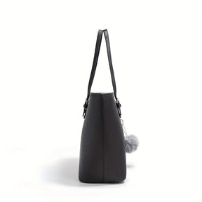 bags : Elegante Schoudertas met Grote Capaciteit - Zwart in van Pantino