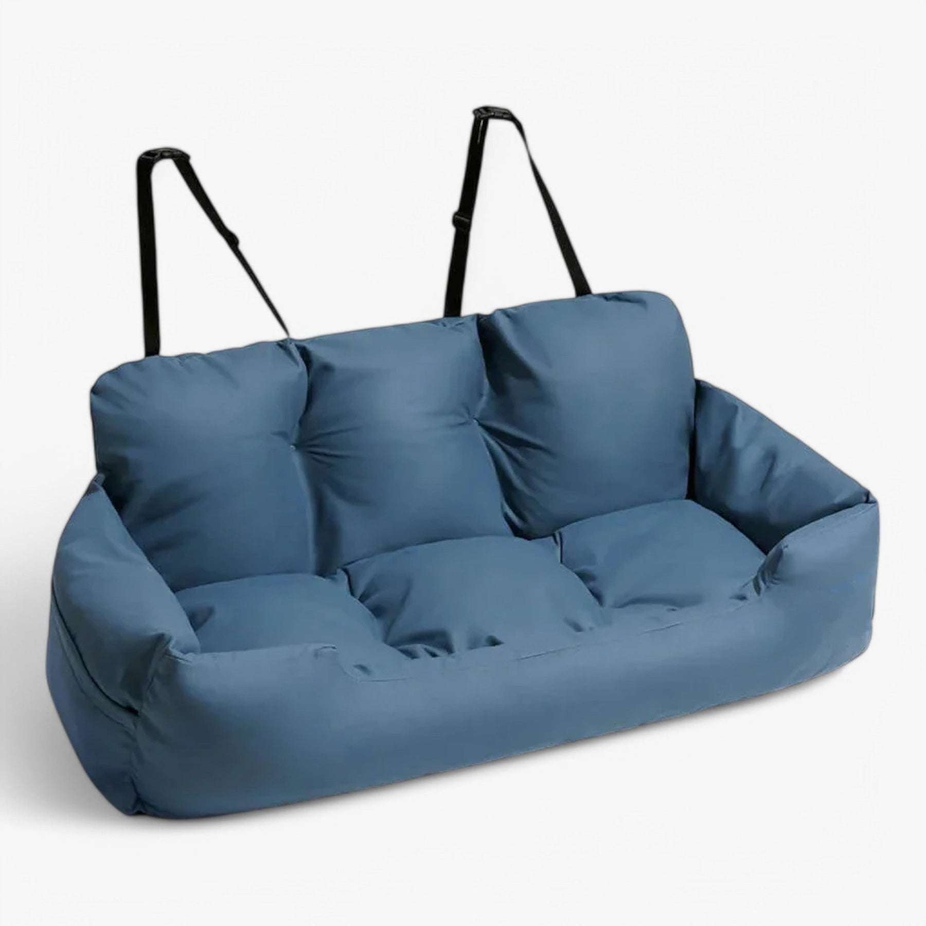pets : Luxe Hondenbed voor Auto Cozyride - Militair Groen in Donker Blauw van Pantino