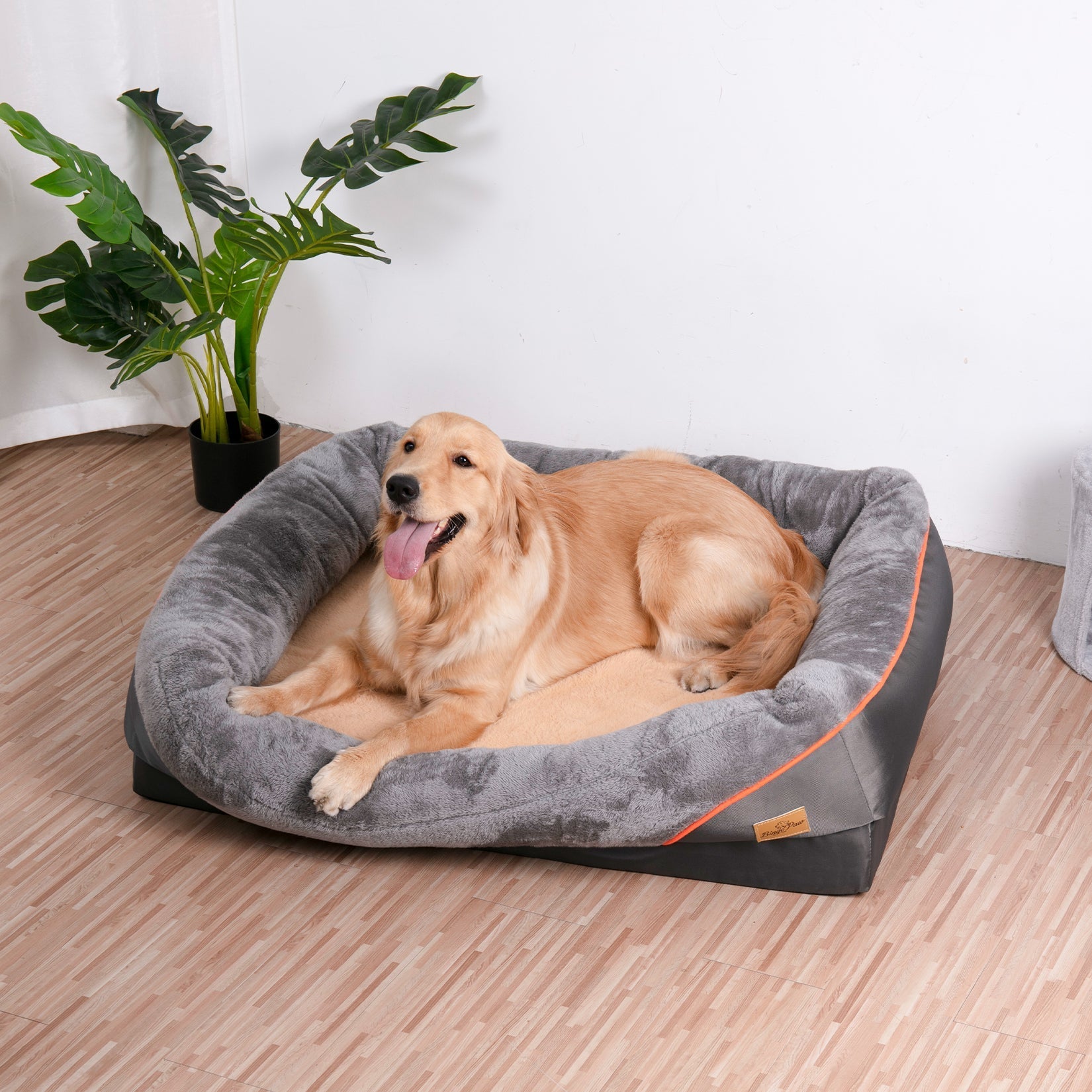 pets : Groot Orthopedisch Hondenkussen - Grijs in van Pantino