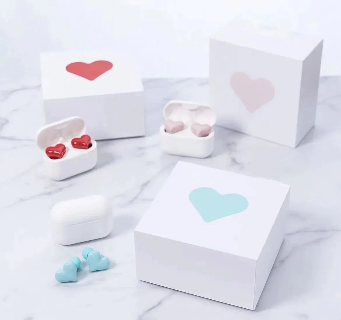 gadgets : HeartBuds - Liefde voor Muziek - Rood in van Pantino