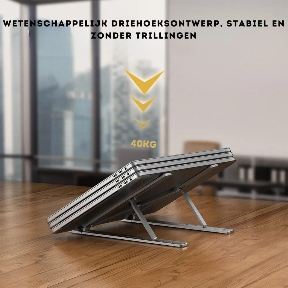 Laptop Stand : AeroLift - De Beste Laptop Houder van - Zilver in van Pantino