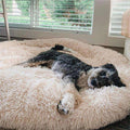 FluffyBed Donutbed Pluche – Rond Hondenkussen – Wasbaar