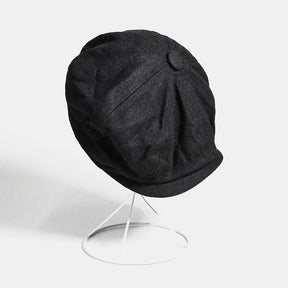 Hat : Hoed Heren Zwart - Retro Koepelhoed - Britse Stijl in van Pantino