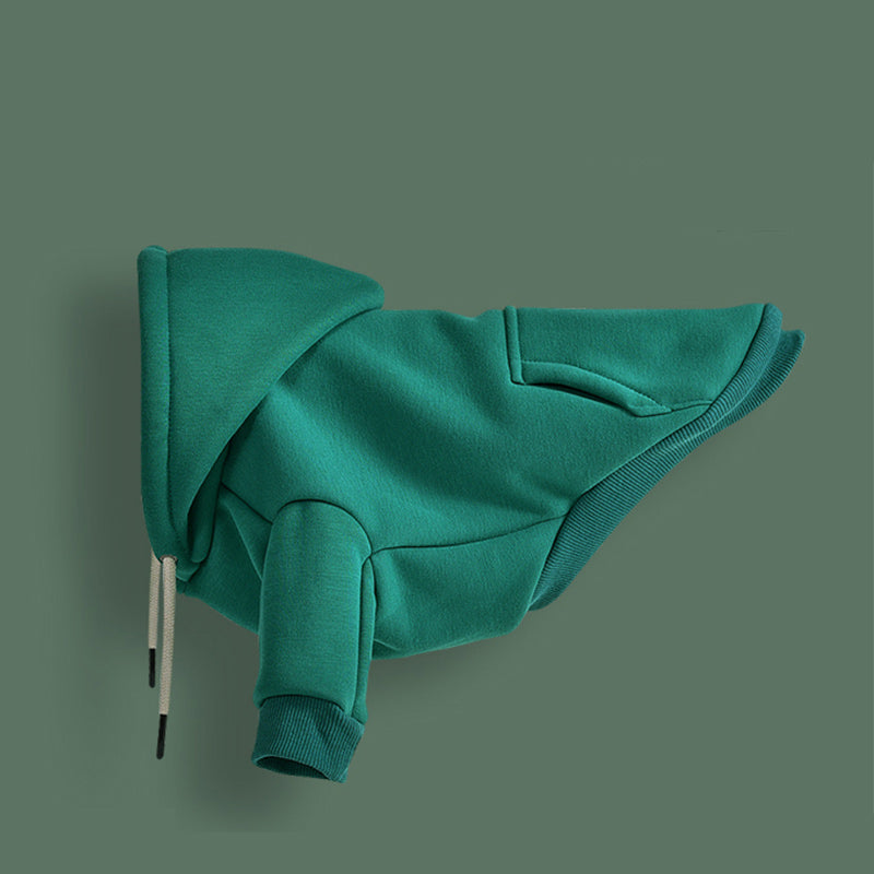 pets : Dunne Fleece Effen Kleur Pullover voor Honden - Rood in van Pantino