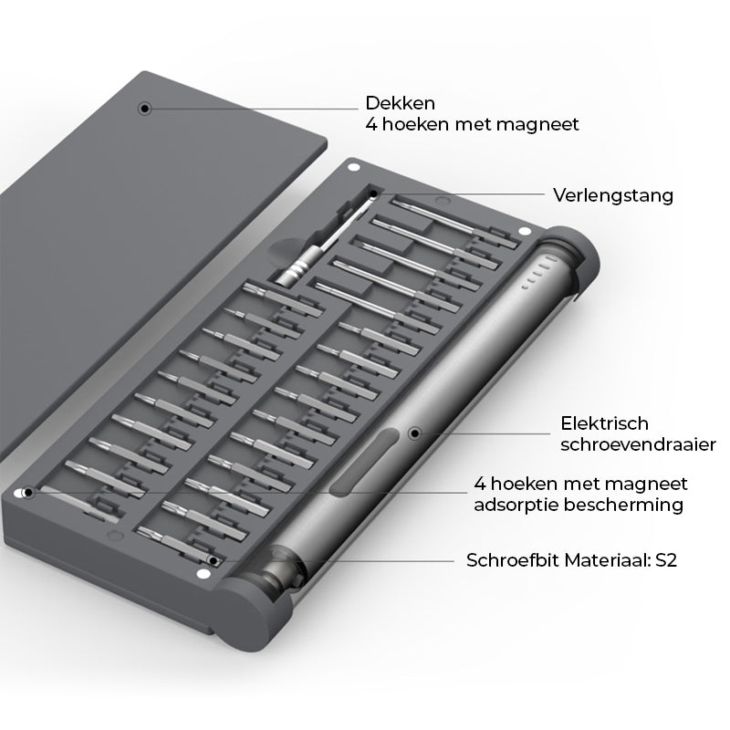 gadgets : 24-in-1 Schroevendraaierset in van Pantino