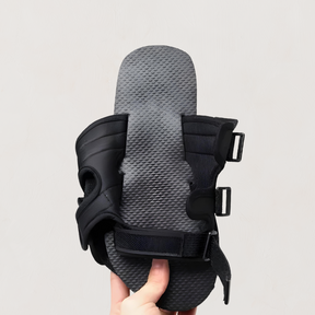 Riemen : Platform Slides Unisex Zwart - Verstelbare Riemen in van Pantino