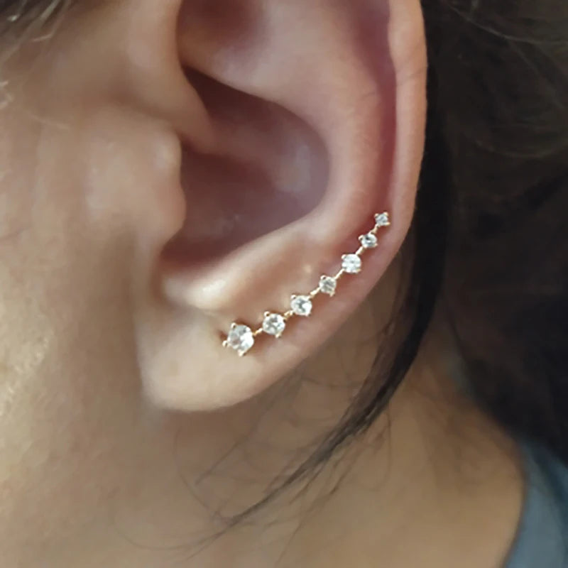 Earrings : Diamanten Oorbellen met Zeven Sterren Dames - Goud in van Pantino