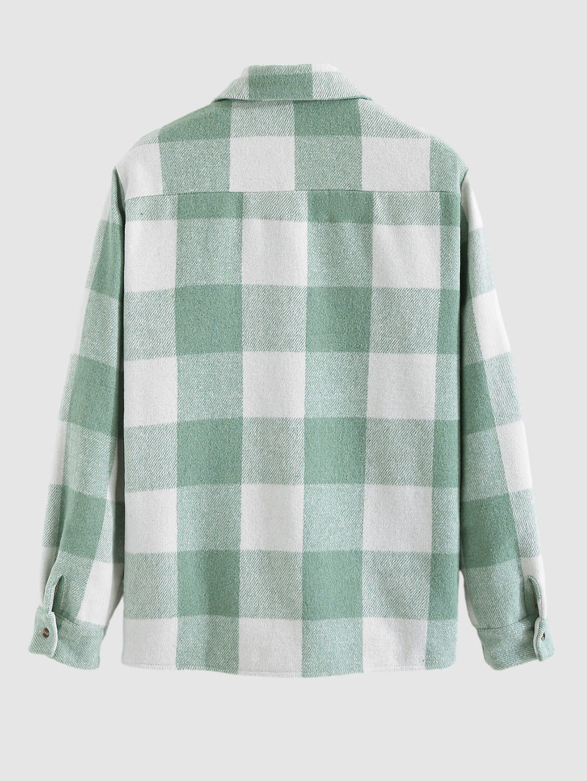 Shirt : Casual Geruite Heren Overhemd - Groen in van Pantino