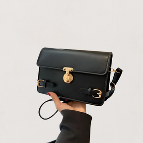 Tassen : Handtas Dames Zwart - Elegante Stijl - Synthetisch Leer in van Pantino