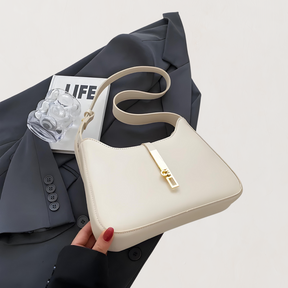 Shoulder Bag : Handtas Dames Zwart - Elegante Stijl - Synthetisch Leer in van Pantino