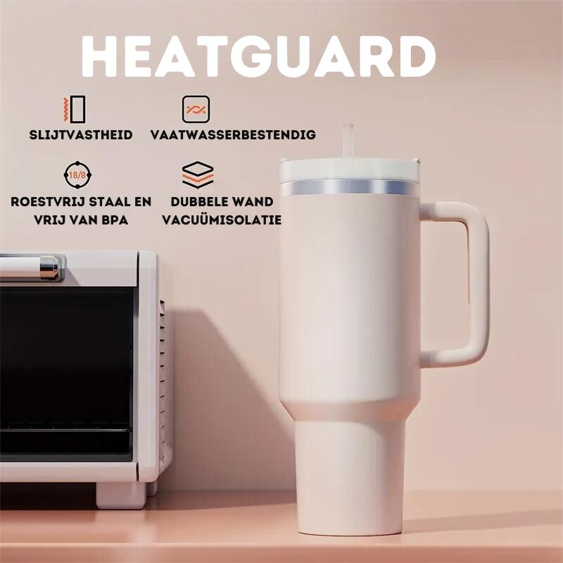 outdoor equipment : HeatGuard - De Beste Thermofles die Jij Ooit Zult Hebben - Donker Blauw in van Pantino