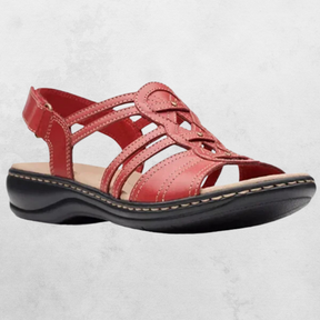 Sandals : Sandalen Rood - Elegante & Ondersteunende in Rood van Pantino
