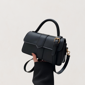 Tassen : Handtas Dames Zwart - Elegante Stijl - Synthetisch Leer in Zwart van Pantino